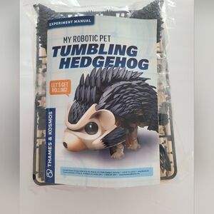 My Robotic pet Tumbling Hedgehog - Black and Tan new without box